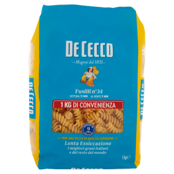 De Cecco Fusilli n°34 1 kg