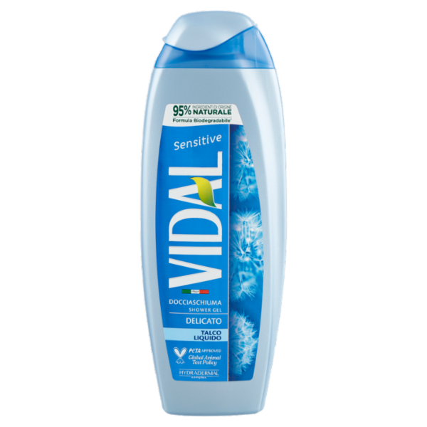 Vidal Sensitive Docciaschiuma Talco Liquido 250 ml