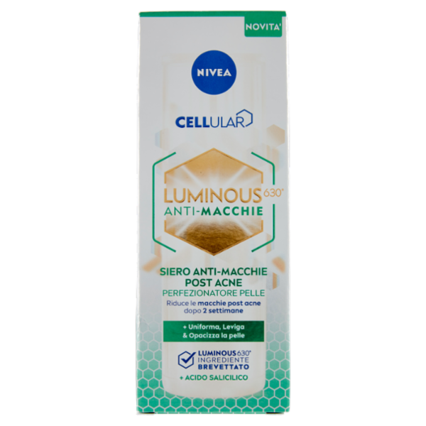 Nivea Cellular Luminous630 Anti-Macchie Siero Anti-Macchie Post Acne Perfezionatore Pelle 30 ml