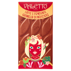 Vialetto Latte e Fondente Granella Di Nocciole 100 g