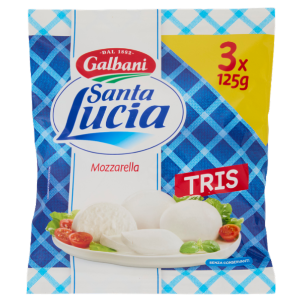 Galbani Santa Lucia Tris Mozzarella 3 x 125 g