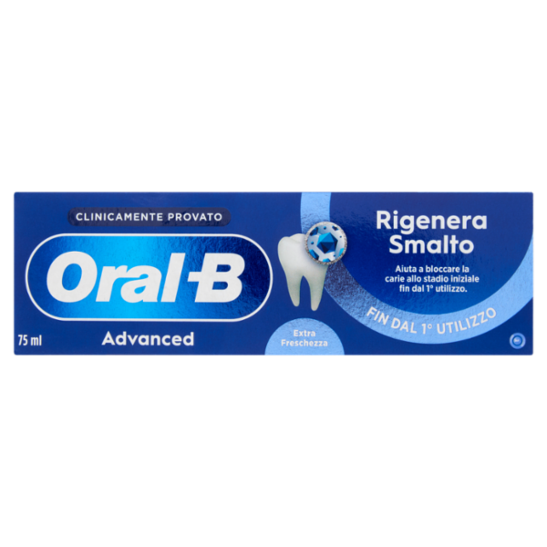 Oral-B Advanced Dentifricio Rigenera Smalto Extra Freschezza 75 ml