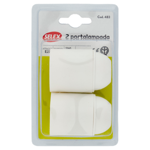 Selex Portalampada E27 Bianco