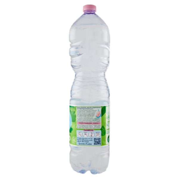San Benedetto Acqua Minerale Fonte Primavera Ecogreen Naturale 1,5 L