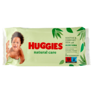 Huggies Natural Care Baby Cleansing Wipes 56 Pz