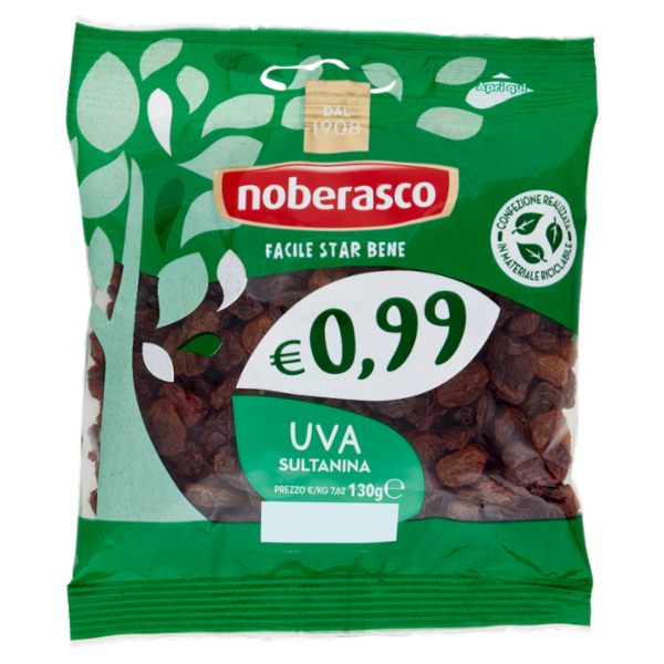 noberasco € 0,99 Uva Sultanina 130 g