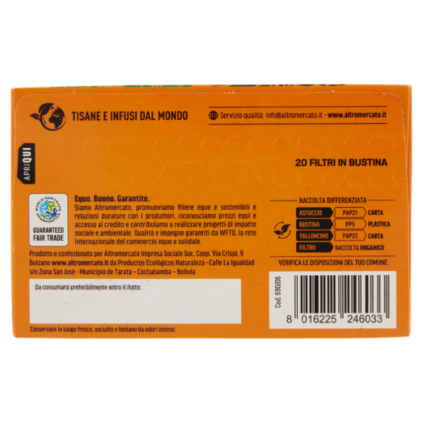 altromercato Tisana Benessere 20 x 2.5 g
