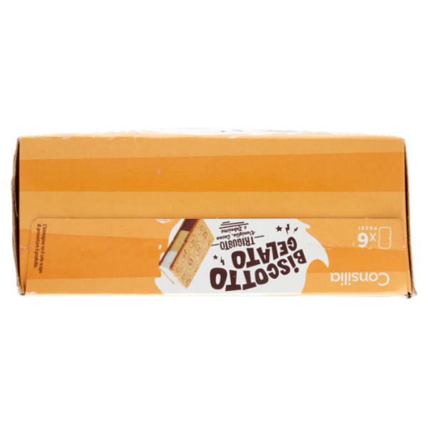 Consilia 6 Biscotti Ripieni di Gelato Trigusto 480 g
