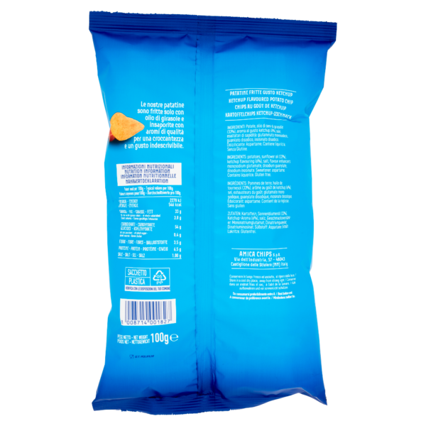 Amica Chips Patatina gusto Ketchup 100 g