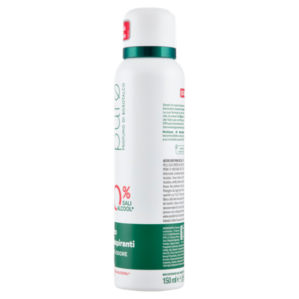 Borotalco purø Profumo di Borotalco Deo 0% Sali 150 ml