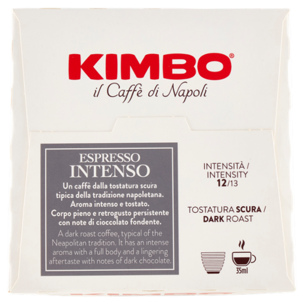 Kimbo Espresso Intenso Capsule Compatibili con le Macchine Nescafé Dolce Gusto* 16 x 7 g
