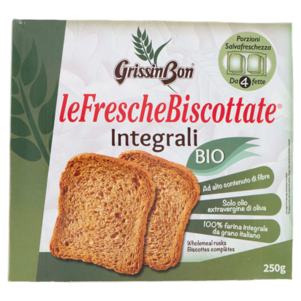GrissinBon leFrescheBiscottate Integrali Bio 250 g
