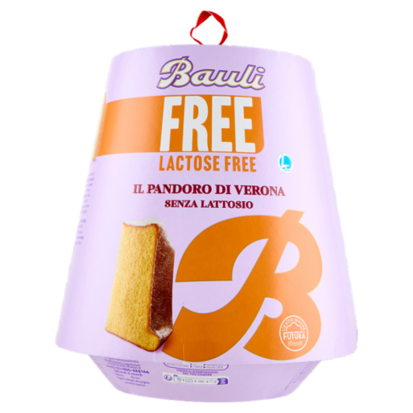 Bauli Free Lactose Free il Pandoro di Verona Senza Lattosio 700 g