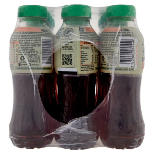 FUZE TEA Zero Pesca PET 12 x 400 ml