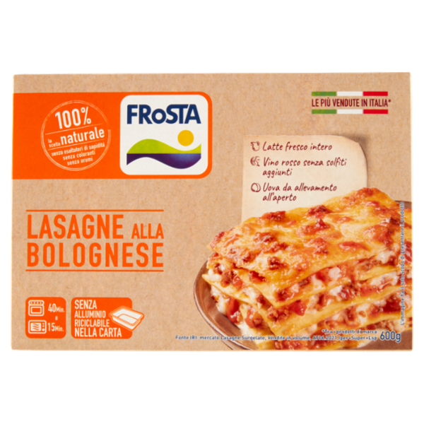 Frosta Lasagne alla Bolognese 600 g