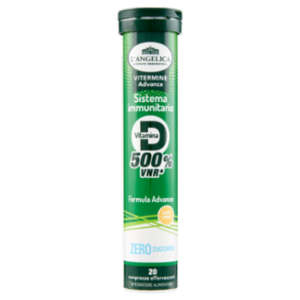 L'Angelica Vitermine Advance Sistema Immunitario Gusto Limone 20 Compresse Effervescenti 80 g