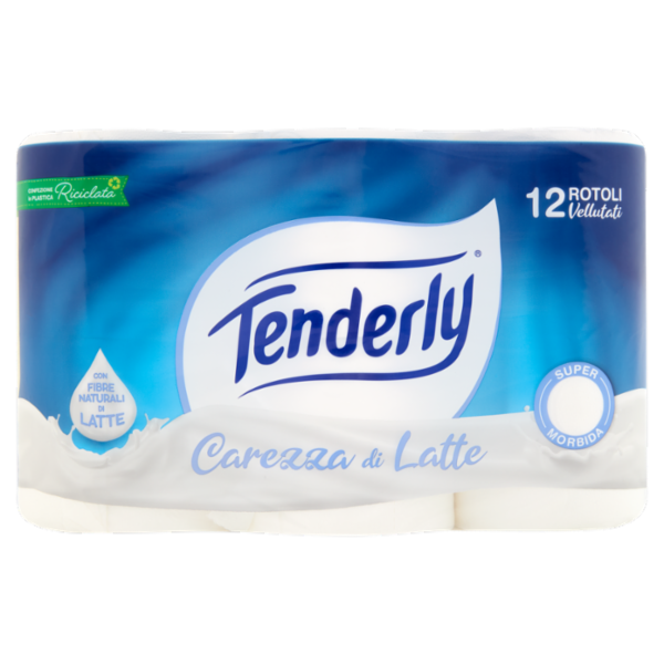 Tenderly Carezza di Latte Rotoli Vellutati 12 pz