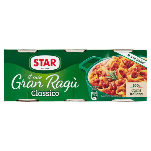 Star il mio Gran Ragù Classico 3 x 100 g