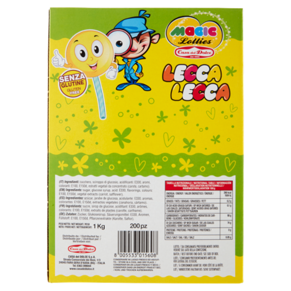 Casa del Dolce Magic Lollies Lecca Lecca 200 pz 1 Kg