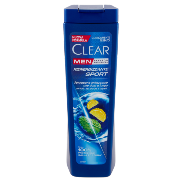 Clear Men Shampoo Antiforfora Rienergizzante Sport 225 ml