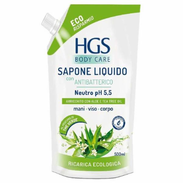 HGS Ricarica Ecologica Sapone Liquido Con Antibatterico 500ml