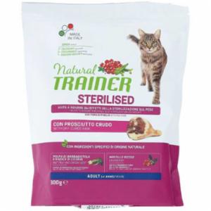 Sterilised Croccantini Trainer Cat Nat Prosciutto 300g