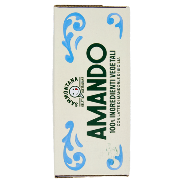 Sammontana Amando 4 Coni Gelato alla Vaniglia, Variegato al Cacao e Nocciola 4 x 75 g