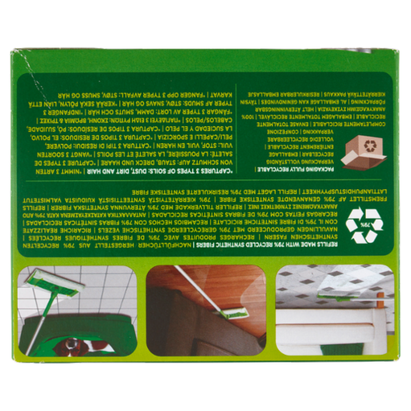 Swiffer Panni Cattura Polvere per Scopa Swiffer - Ricarica 32 Salviette