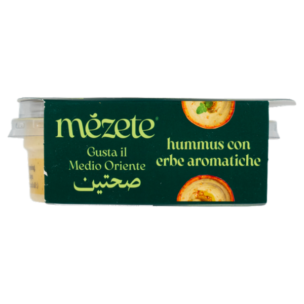 mézete hummus con erbe aromatiche 215 g