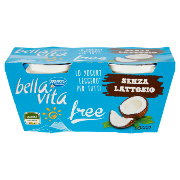 bella vita free Senza Lattosio Cocco 2 x 125 g