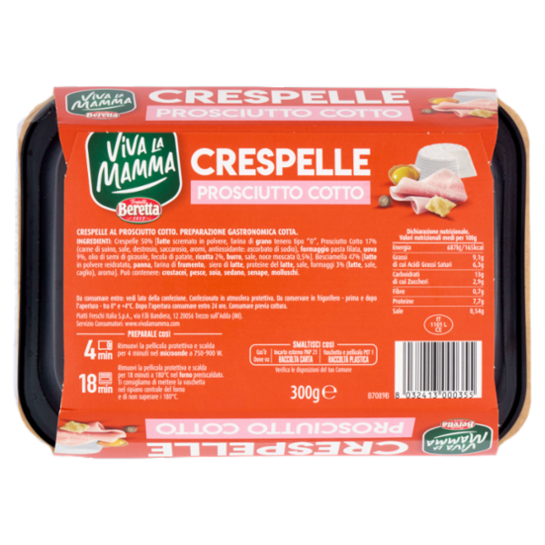 Viva la Mamma Crespelle Prosciutto Cotto 300 g