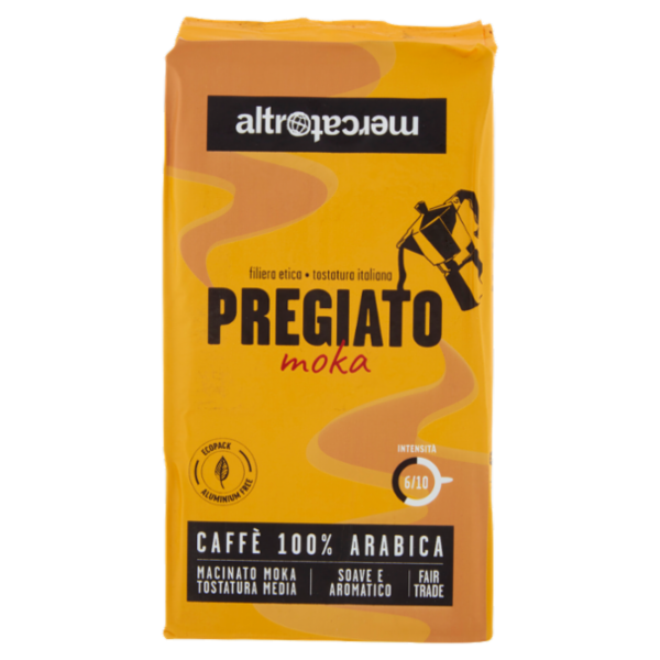 altromercato Pregiato moka Caffè 100% Arabica 250 g