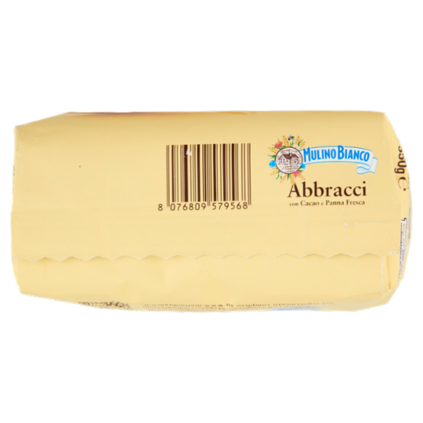 Mulino Bianco Abbracci Biscotti con Cacao e Panna Fresca 350g