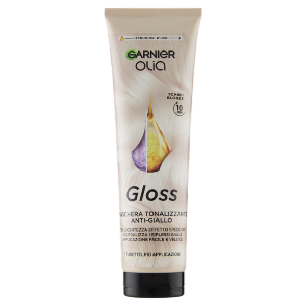 Garnier Olia Gloss Maschera Tonalizzante Anti-Giallo Scandi Blonde 150 ml