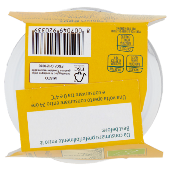 Chini Bio la Mousse 100% frutta Passata di mela Golden e frutti di bosco 2 x 100 g