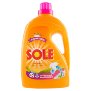 Sole Detersivo Lavatrice Potere Smacchiante 40 Lavaggi 2 L