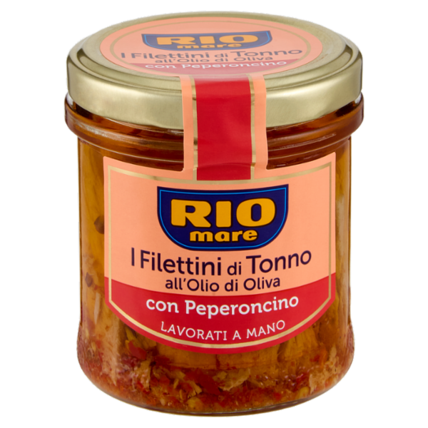 Rio mare i Filetti di Tonno all'Olio di Oliva con Peperoncino 130 g
