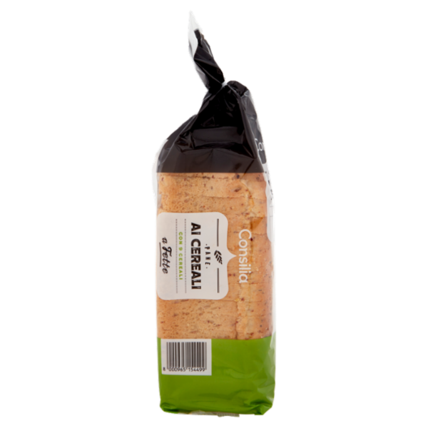 Consilia Pane Morbido con 9 Cereali a Fette 400 g