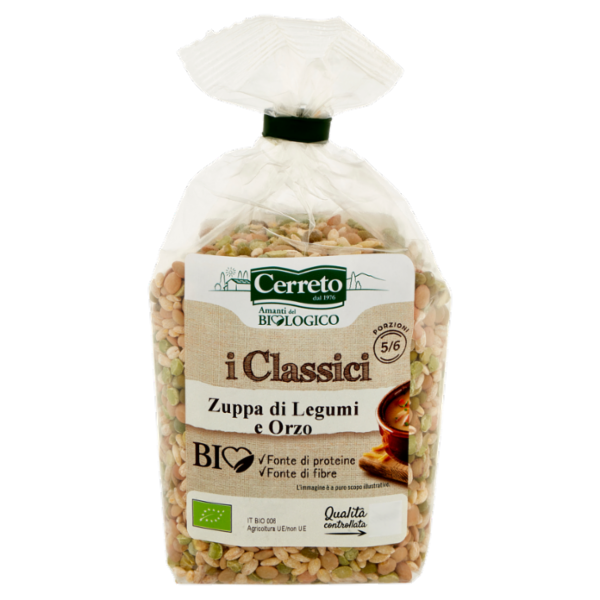 Cerreto i Classici Zuppa di Legumi e Orzo Bio 350 g
