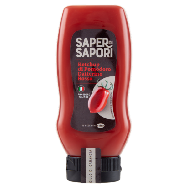 Selex Saper di Sapori Ketchup di Pomodoro Datterino Rosso 200 g
