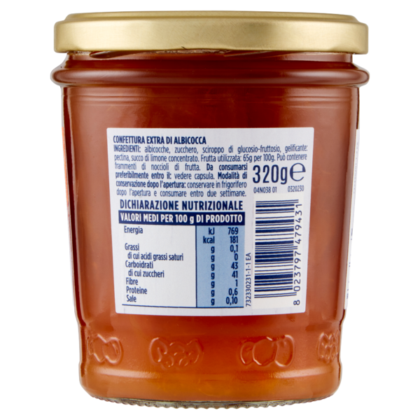 IL GIGANTE Albicocca Confettura Extra 320 g