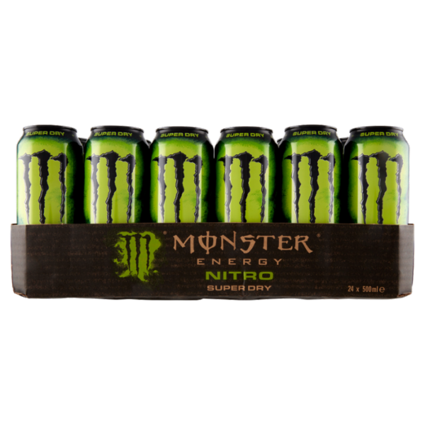 Monster Energy Nitro Super Dry Can 24 x 500 ml