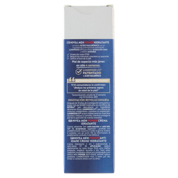 Nivea Men Antiedad Power Hidratante 2en1 FP30 50 ml
