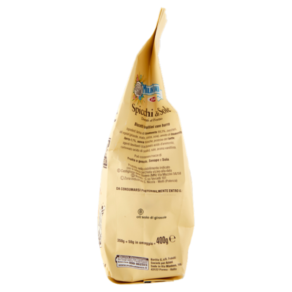 Mulino Bianco Spicchi di Sole Biscotti Dorati al Forno 400g