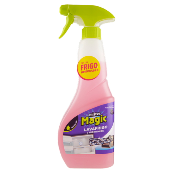 mister Magic Lavafrigo e Microonde arricchito con Aceto Naturale 500 ml