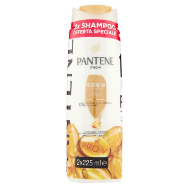 Pantene Pro-V Shampoo Rigenera e Protegge 2x225 ml