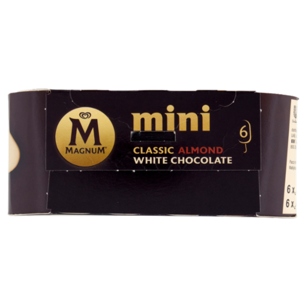 Magnum mini Classic Almond White Chocolate 6 Gelati 266 g