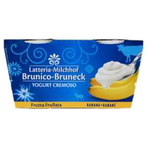 Latteria Brunico Yogurt Cremoso Frutta Frullata Banana 2 x 125 g