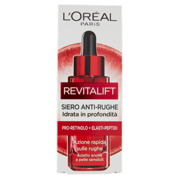 L'Oréal Paris Revitalift Siero Anti-Rughe Pro-Retinolo + Elasti-Peptidi 30 ml