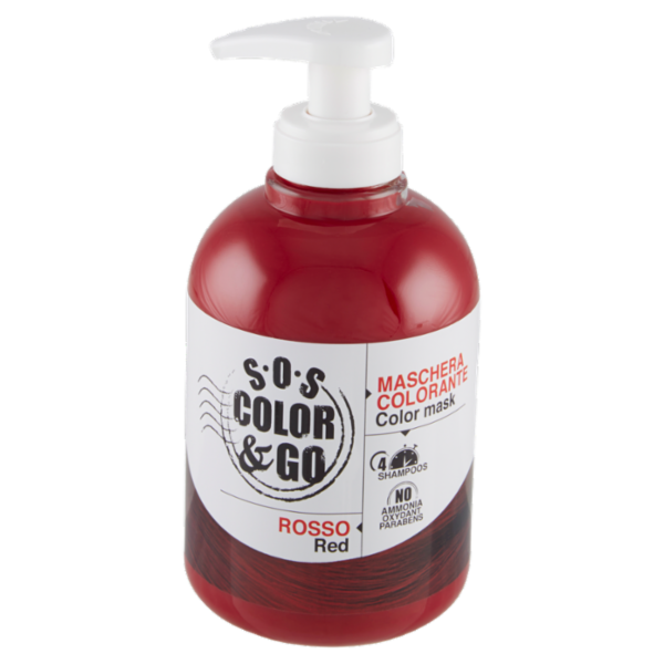 S.O.S. Color & Go Maschera Colorante Rosso 300ml